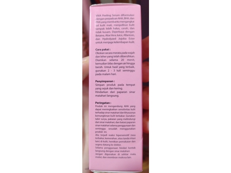 Viva Cosmetics Triple Gentle Exfoliating Peeling Serum, 20 mL