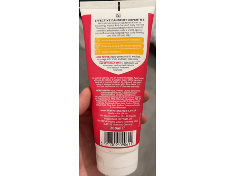 Nizoral Anti-Dandruff Shampoo, 200 mL