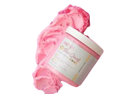 AMNH Skin Care Sugar Polish Scrub, Rose Quartz, 88 fl oz/236 mL