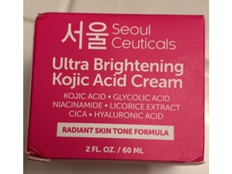 SeoulCeuticals Ultra Brightening Kojic Acid Cream, 2 fl oz/60 mL