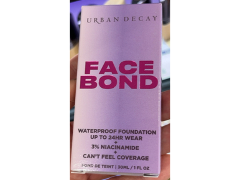 Urban Decay Face Bond Waterproof Foundation, 03 Fair Warm, 1 fl oz/ 30 mL