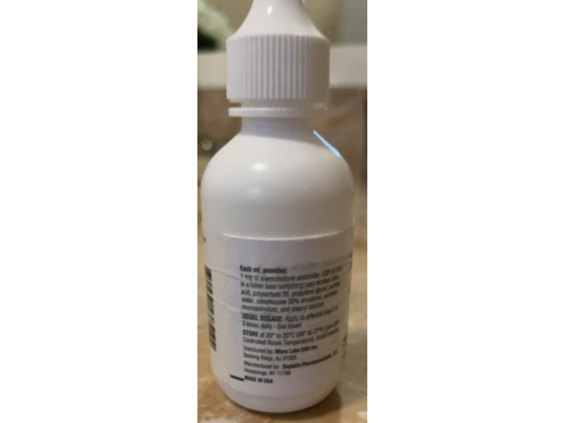 Triamcinolone Acetonide Lotion USP, 0.1%, 60 mL, Micro Labs Limited (RX)
