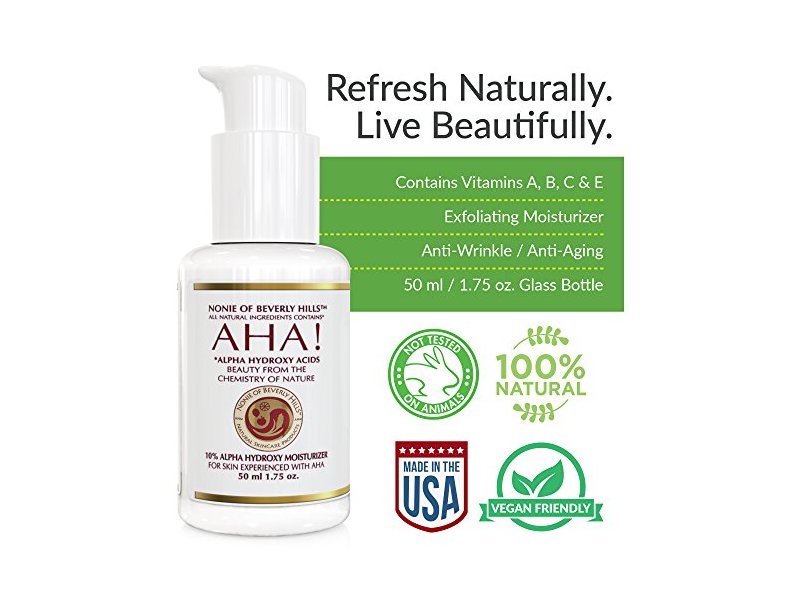 Nonie 10% AHA Moisturizer with 10% Alpha Hydroxy Acids