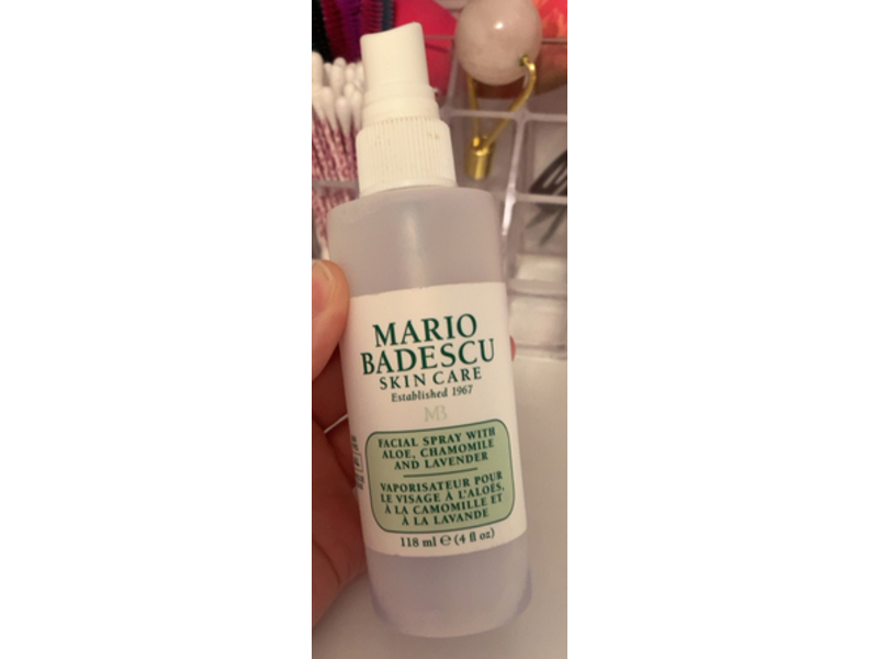 Mario Badescu Skincare Facial Spray, Aloe + Chamomile & Lavender, 4 fl oz/118 mL