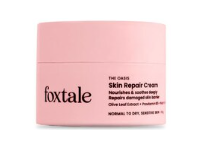 Foxtale Skin Repair Cream, Olive Leaf Extract + provitamin B5 + Niacinamide, 50 g