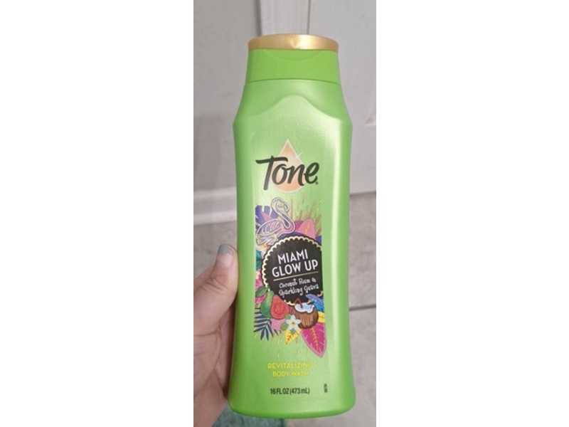Tone Miami Glow Up Revitalizing Body Wash, 16 fl oz/473 mL