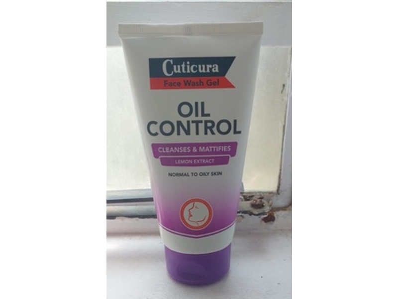 Cuticura Face Wash Gel, Lemon Extract, 5.07 fl oz/150 mL