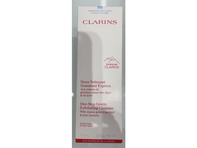Clarins One-Step Gentle Exfoliating Cleanser, Alpine Golden Gentian & Kiwi Extracts, 3.9 oz/125 mL