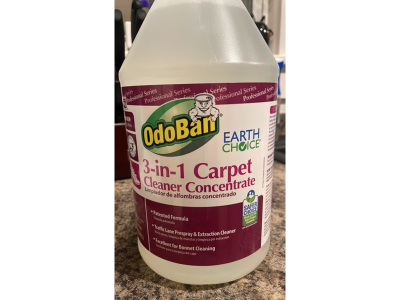OdoBan 3-In-1 Carpet Cleaner Concentrate, 3.79 L