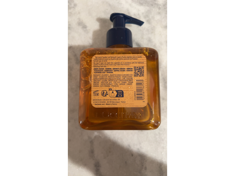 L'Occitane En Provence Verveine Cleansing Hand Wash, 10.1 fl oz / 300 ml