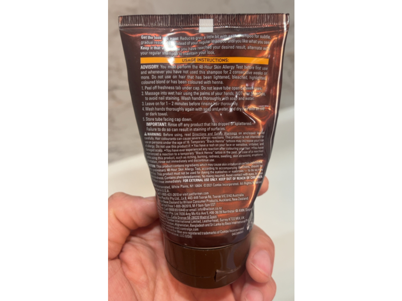 Just For Men Control Gx 2 In 1 Shampoo & Conditioner, 4 fl oz/118 mL