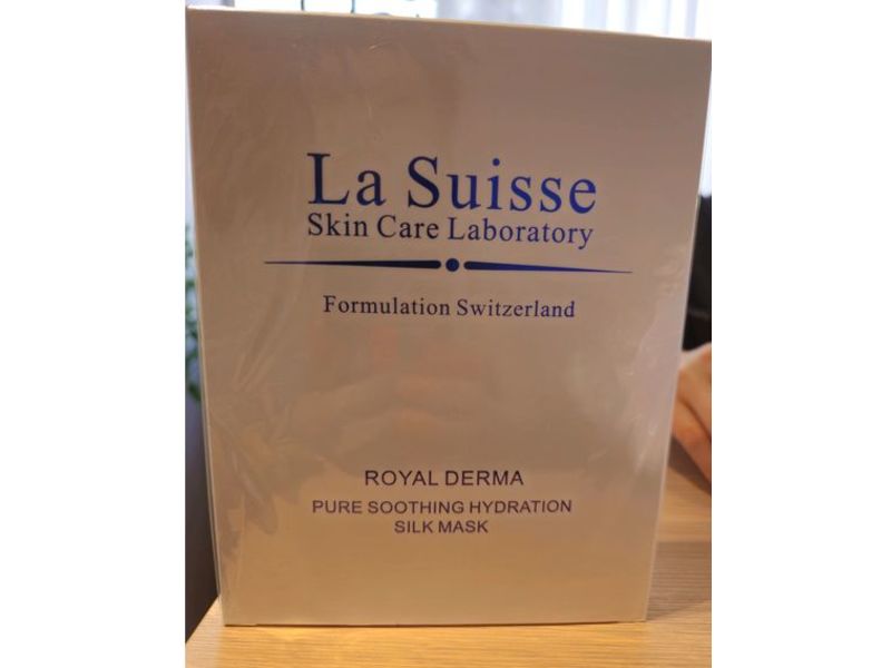 La Suisse Royal Derma Pure Soothing Hydration Silk Mask, 40 mL, 6 Count