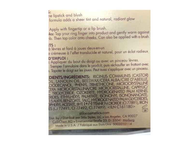 Stila Convertible Color, Dual Lip & Cheek Cream, Camellia, 0.15 oz/4.25 g