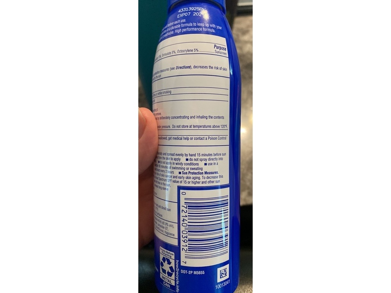 Coppertone Sport Sunscreen Spray, SPF 50, 5.5 oz/156 g Pack Of 2