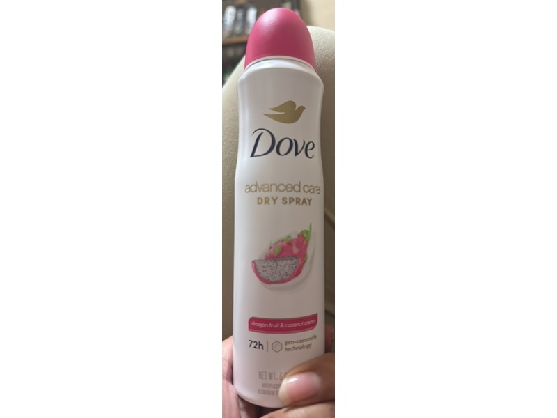 Dove Advanced Care Dry Spray, Dragon Fruit & Coconut Cream, 3.8 oz/107 g, Pack Of 3