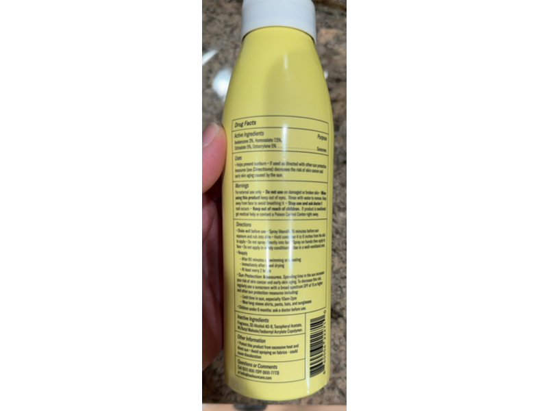 Bask Invisible Mist Sunscreen Continuous Spray, SPF 30, 5.5 oz/156 g