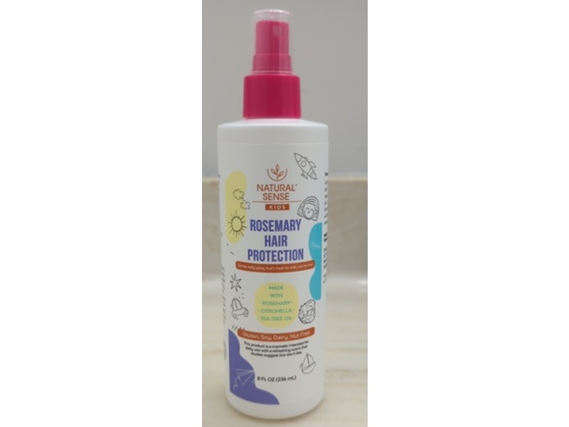 Natural Sense Rosemary Hair Protection Spray, Rosemary, Citronella, Tea Tree Oil, 8 fl oz/236 mL