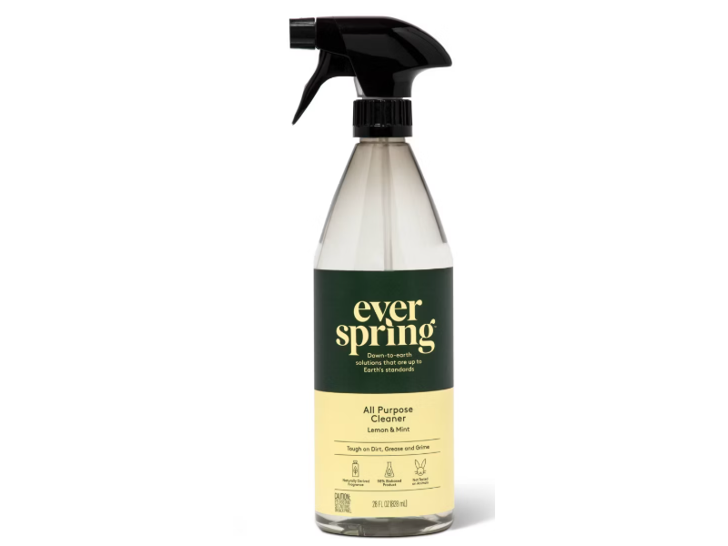 Ever Spring All Purpose Cleaner, Lemon & Mint, 28 fl oz/828 mL