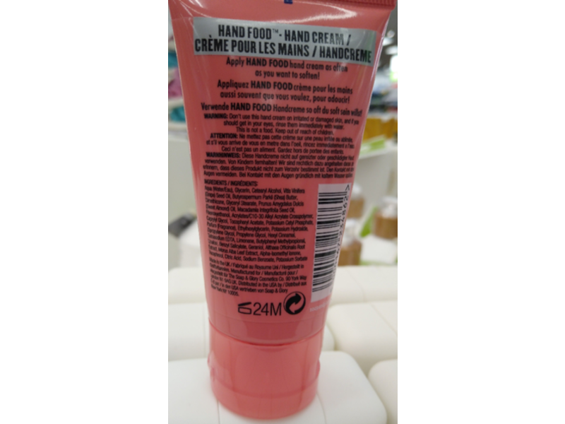 Soap & Glory The Most Astonishing Hand Cream, Hand Food, Original Pink, 1.69 fl oz/50 mL
