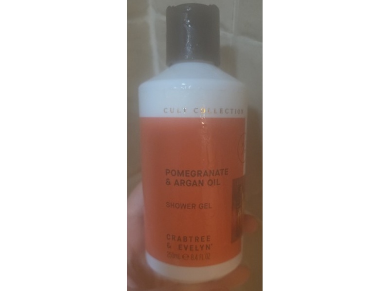 Crabtree & Evelyn Shower Gel, Pomegranate & Argan Oil, 8.4 fl oz/250 mL