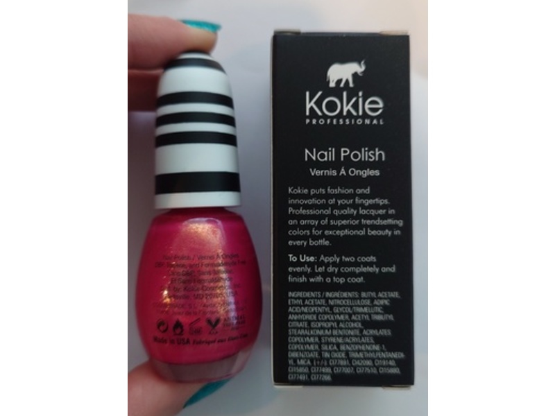 Kokie Nail Polish,NP125 Sorry Wrong Number, 0.54 fl oz/15 mL
