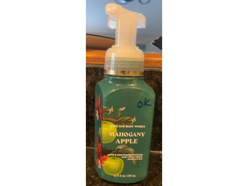Bath & Body Works Gentle & Clean Foaming Hand Soap, Mahogany Apple, 8.75 fl oz/259mL