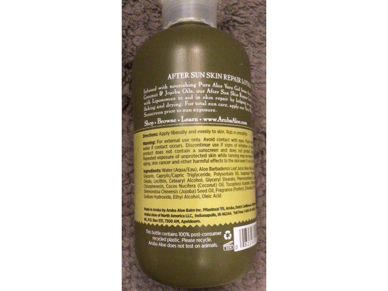 Aruba Aloe After Sun Skin Repair Lotion, 8.5 fl oz/251 mL