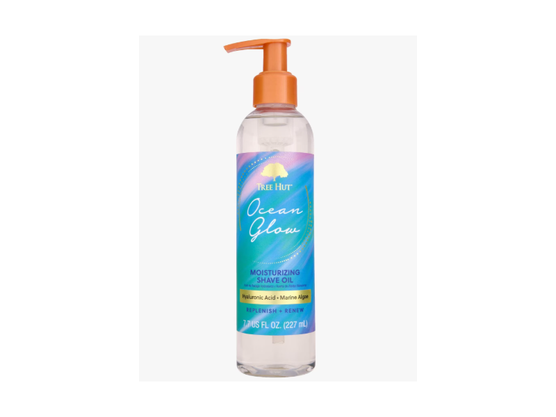 Tree Hut Ocean Glow Moisturizing Shave Oil, Hyaluronic Marine Algae, 7.7 fl oz/227 mL