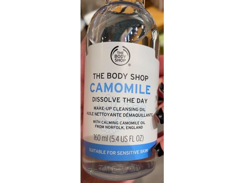 The Body Shop Make Up Cleansing Oil, Calming Camomile Oil, 5.4 fl oz/160 mL