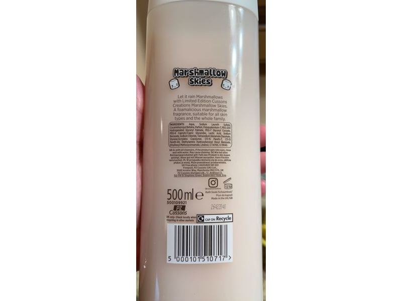 Cussons Limited Edition Bath Soaks, Marshmallow Skies, 500 mL