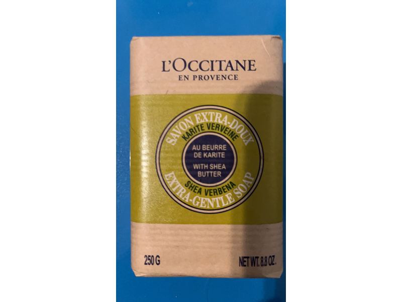 L'Occitane Extra-Gentle Vegetable Based Soap Enriched with Shea Butter - Verbena, 8.8 oz.
