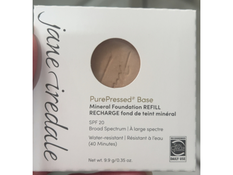Jane Iredale Pure Pressed Base Mineral Foundation, Amber, SPF 20, 0.35 oz/9.9 g