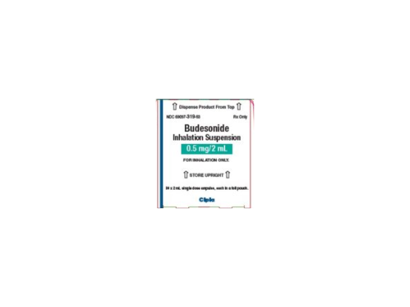 Budesonide Inhalation Suspension 0.5mg/2 mL, Cipla (RX)