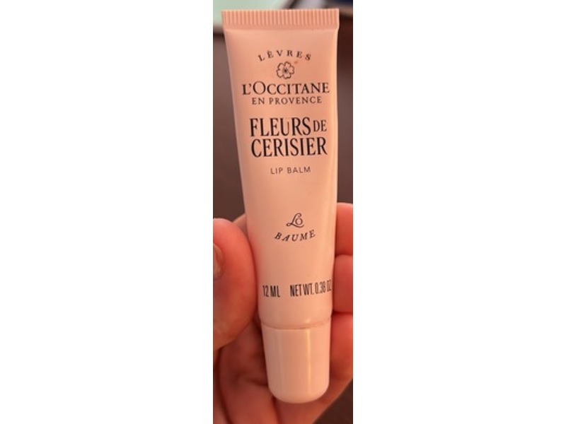 L'Occitane En Provence Lip Balm, Cherry Blossom, 0.38 oz/12 mL