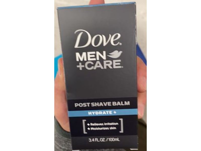 Dove Men+Care Post Shave Balm, Hydrate+, 3.4 fl oz/100 mL
