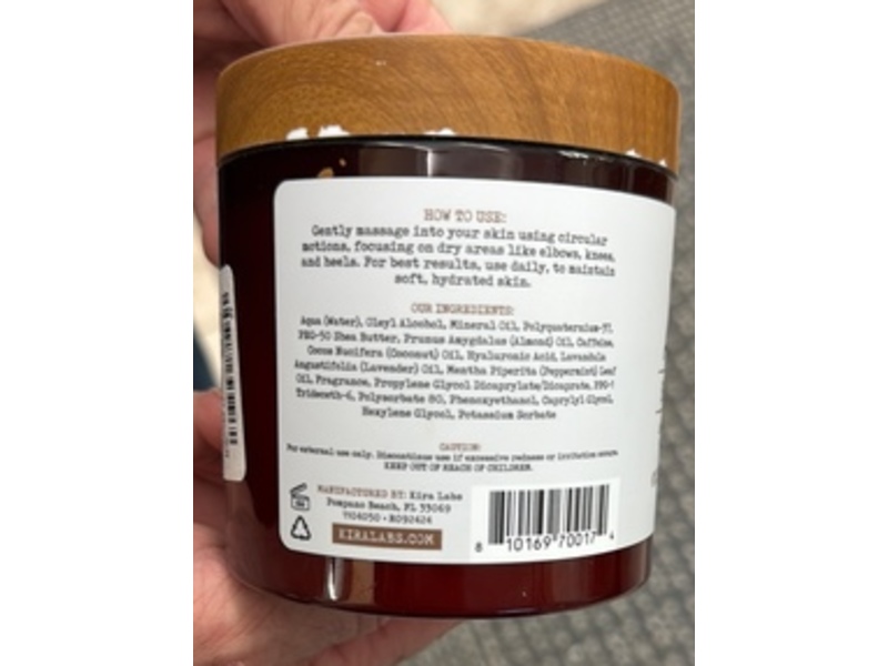 Pharm To Table Body Butter, Vanilla Almond, 16 fl oz/480 mL