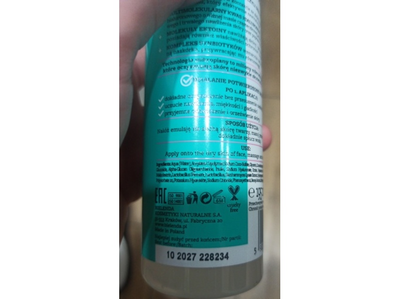 Bielenda Skin O3 Zone Moisturising Oxygenating Face Wash, 6.6 fl oz/195 mL