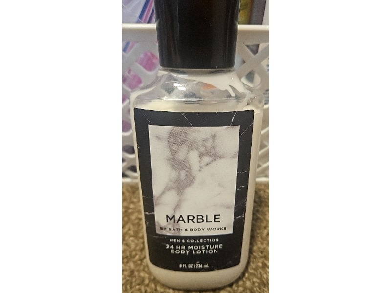 Bath & Body Works Marble Moisture Body Lotion, 8 fl oz/236 mL, Pack Of 2