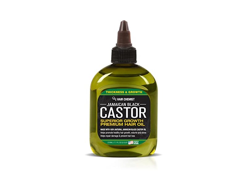 Hair Chemist Castor Superior Growth Premium Hair Oil, Jamaican Black, 7.1 fl oz/210 mL