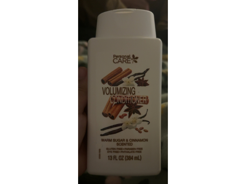 Personal Care Volumizing Conditioner, Warm Sugar & Cinnamon Scented, 13 fl oz/384 mL