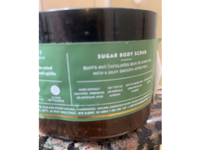 Bath & Body Works Eucalyptus + Spearmint Sugar Body Scrub, Jojoba Oil, 13 oz/368 g