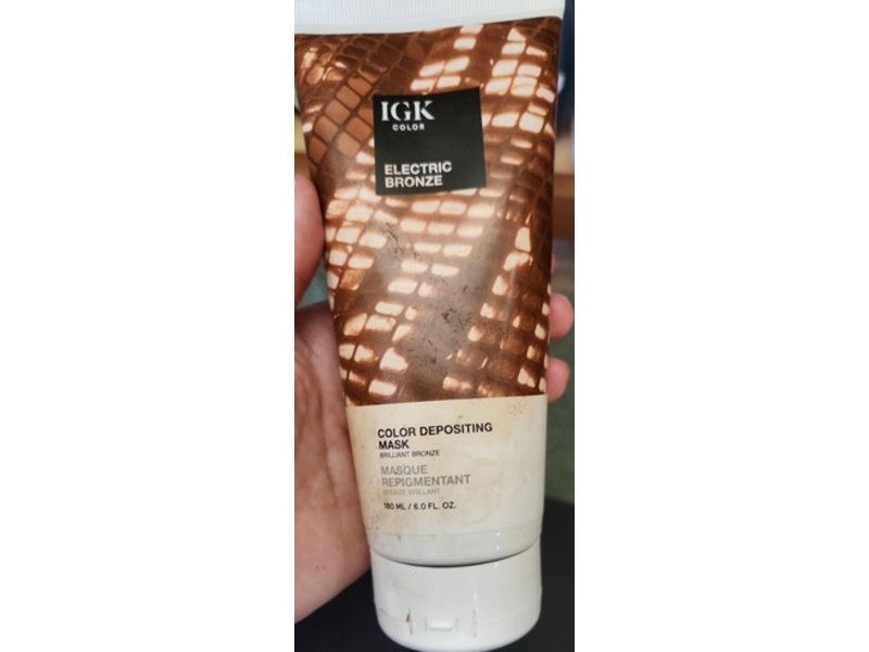 IGK Color Depositing Mask, Electric Bronze, 6 fl oz/180 mL