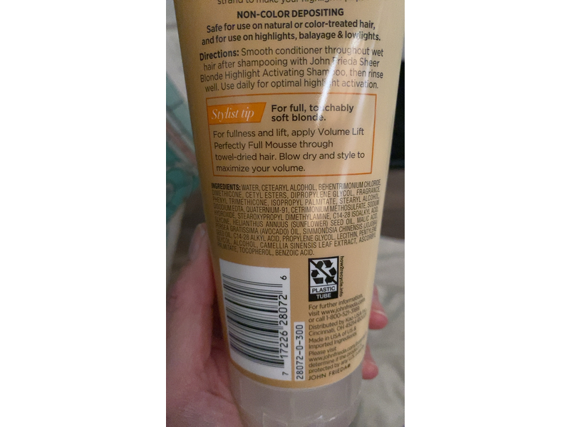 John Frieda Highlighting Activating Conditioner, 10.1 fl oz/298 mL