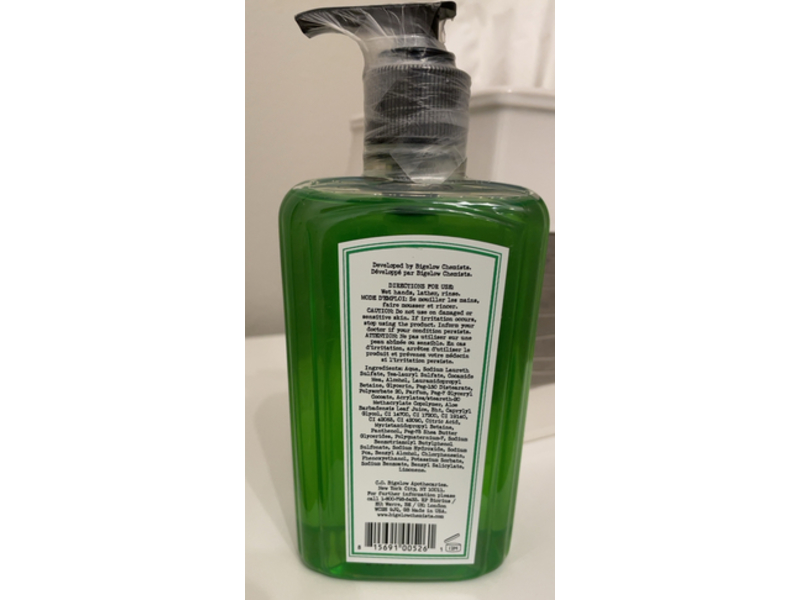 C.O. Bigelow Village Perfumer Hand Wash, Rosemary Mint, 10 fl oz/295 mL