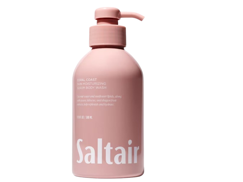 Saltair Serum Body Wash, Coral Coast, 17 fl oz/500 mL, Pack Of 2