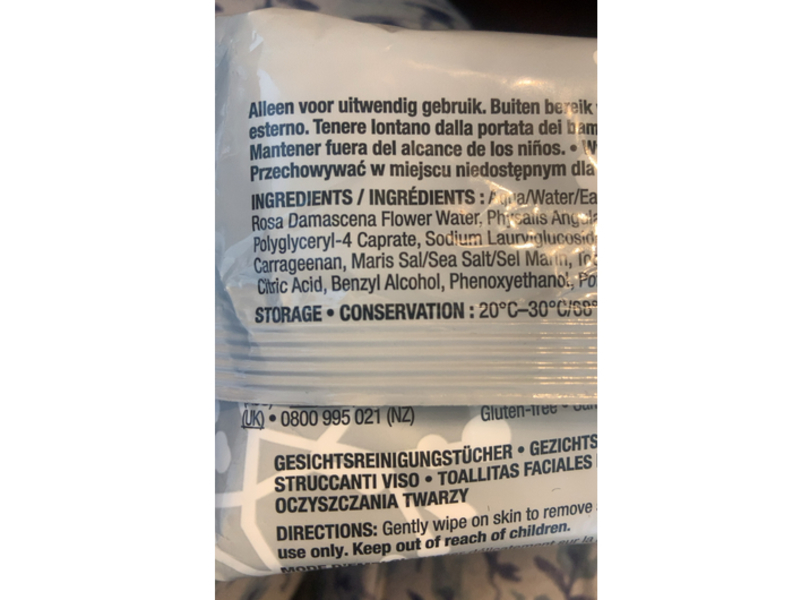 Arbonne Facial Cleansing Cloths, Dissolve The Day, 30 Count