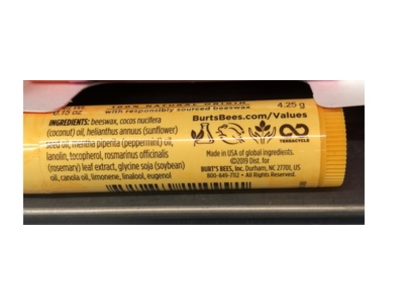 Burt's Bees Beeswax Lip Balm, 0.15 fl oz/4.25 g