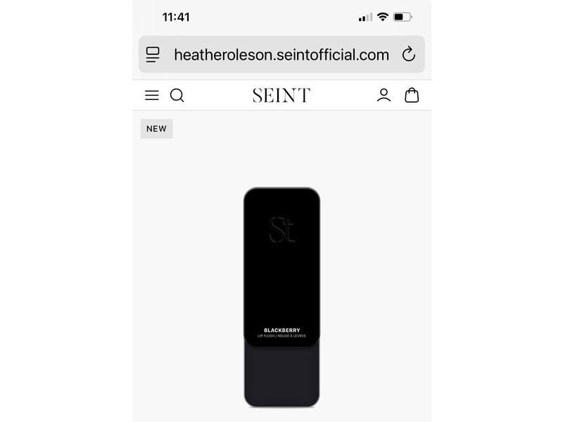 Seint Beauty Lip Flush, BlackBerry, 4 g