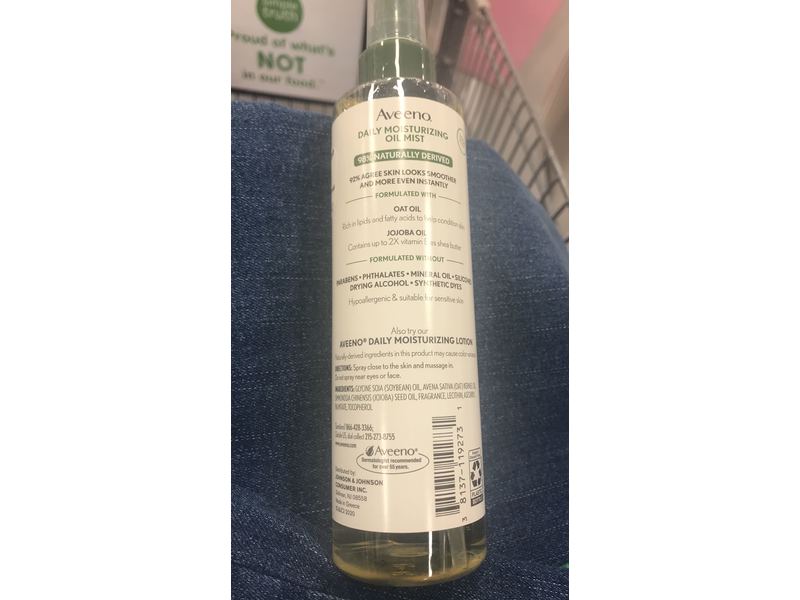 aveeno body oil spray