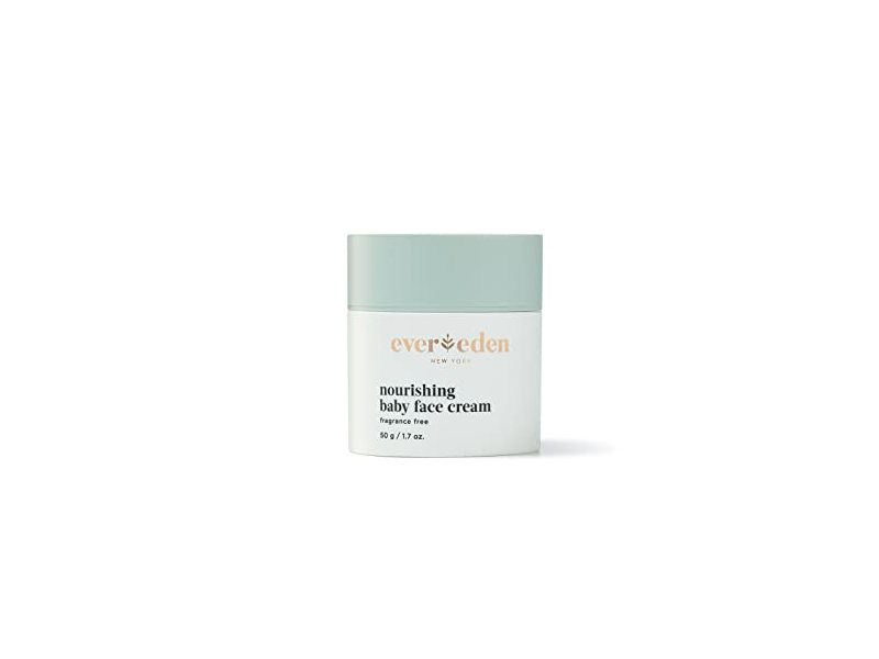 Evereden Nourishing Baby Face Cream, Fragrance Free, 1.7 fl oz/50 mL